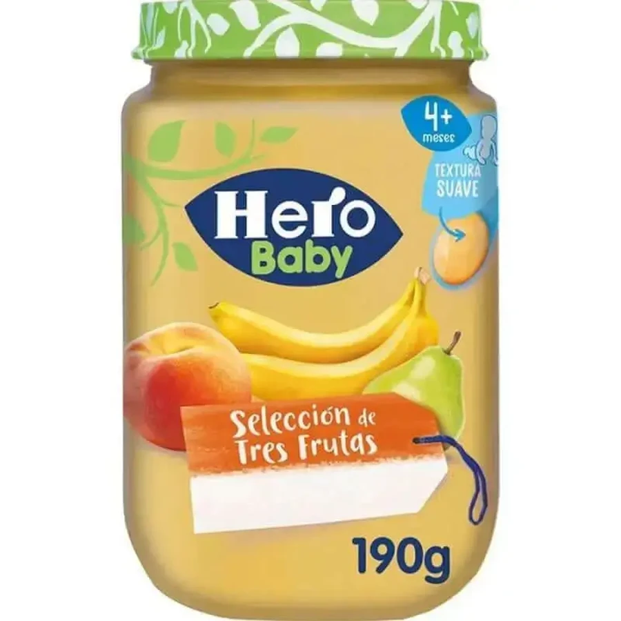 Баночка для відбору трьох фруктів Hero Baby, 190 г: ціни та характеристики