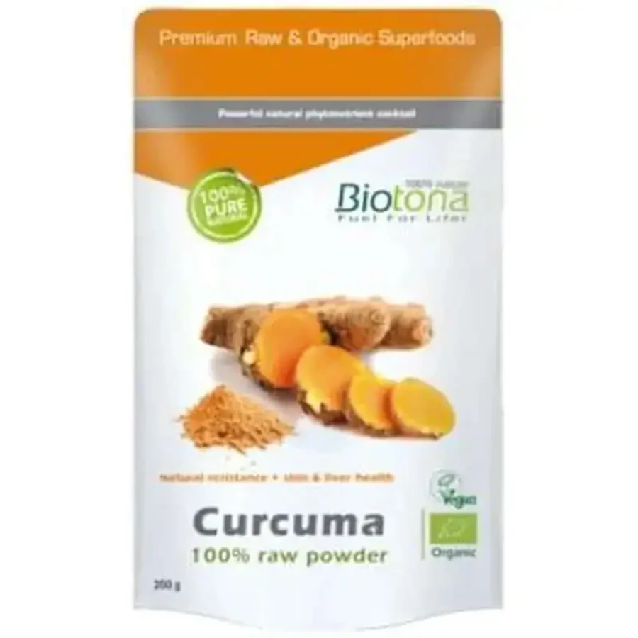 Biotona Turmeric Raw Powder 200Gr. Bio: цены и характеристики