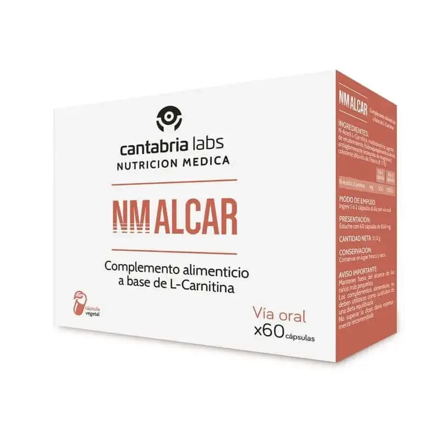 NM Alcar 60 капсул, Cantabria Labs Medical Nutrition: ціни та характеристики