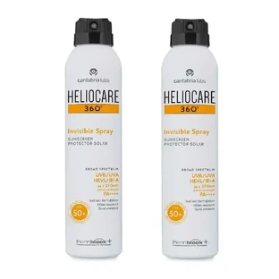 Невидимий захисний спрей Heliocare Duplo 360° Spf50+, 2х200 мл