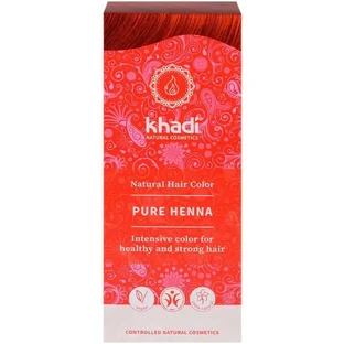 Хна Khadi Henna натуральная 100% чистого красного цвета, 100 г