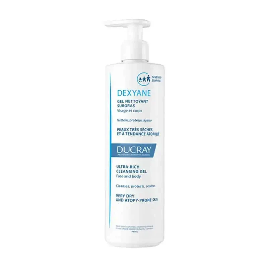 Ducray Dexyane Очищающий гель для жирной кожи, 400 мл: цены и характеристики