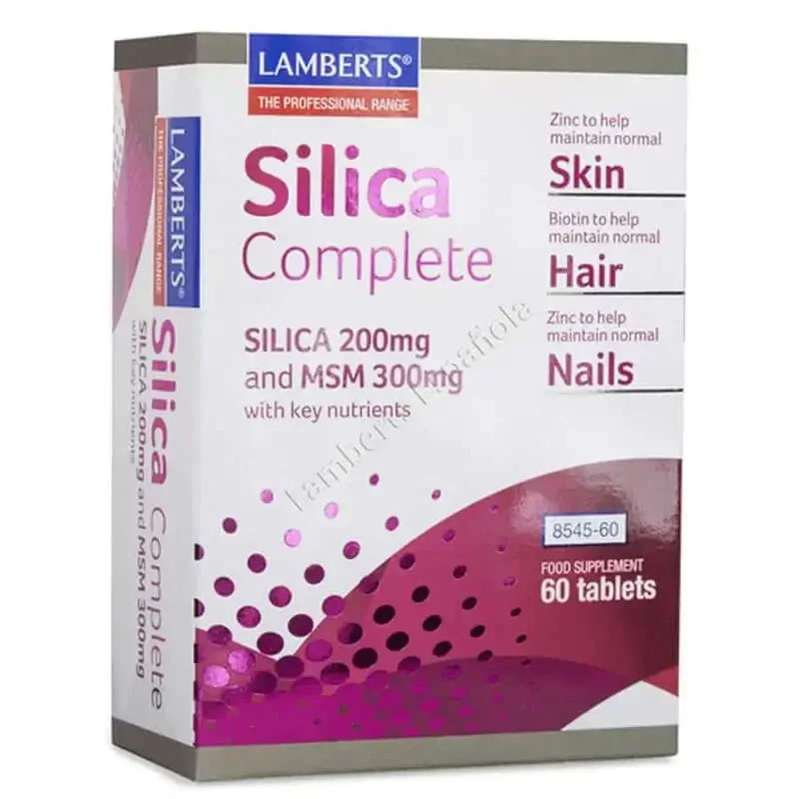 Lamberts Silica Complete (волосы, кожа и ногти), 60 капсул: цены и характеристики