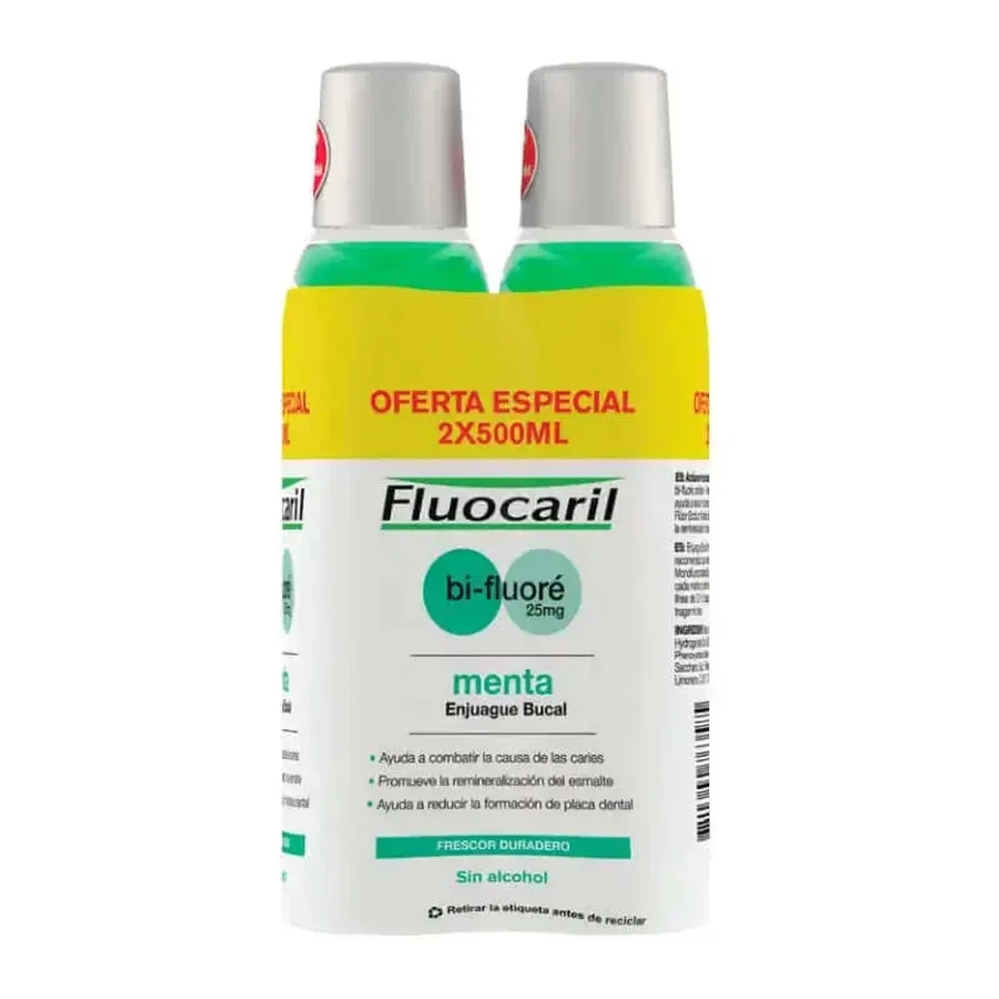 Ополіскувач для порожнини рота Fluocaril DUPLO 2 x 500 мл: ціни та характеристики