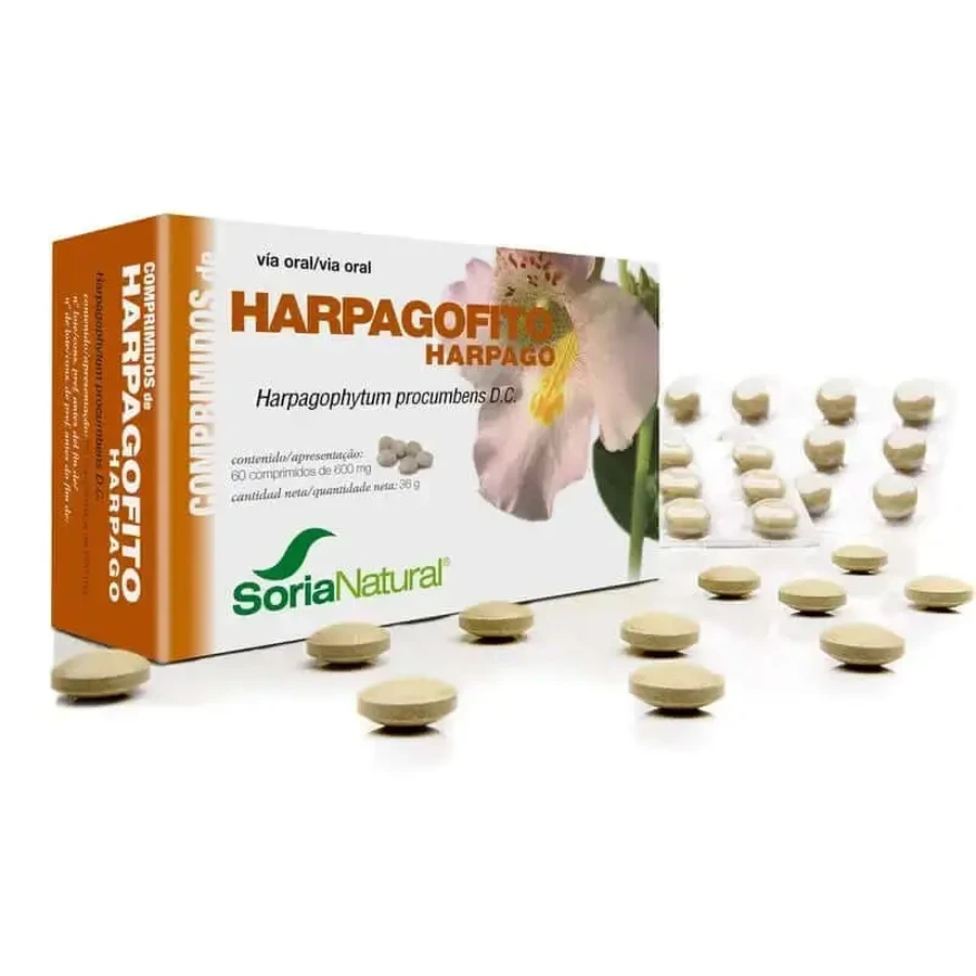 Soria Natural Harpagophytum, 60 таблеток по 600 мг: цены и характеристики