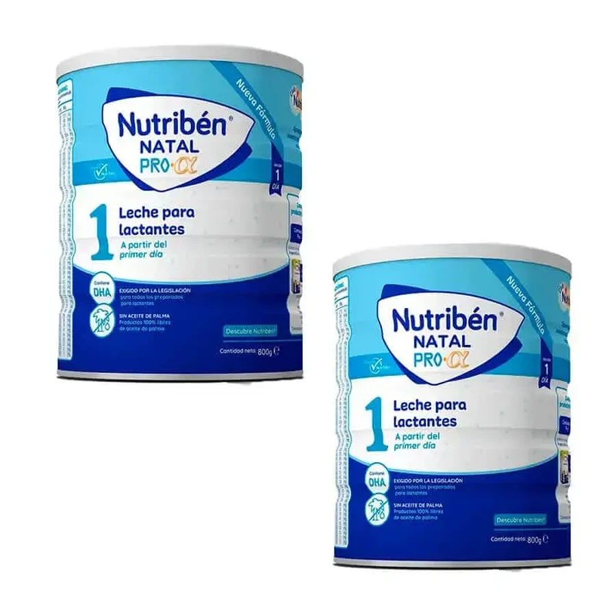 Nutribén Natal Pro-Alpha Стартовое молоко, 2 X 800 г: цены и характеристики