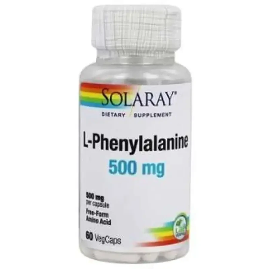 Solaray L-Phenylalanine 500Mg. 60 Capsules: цены и характеристики