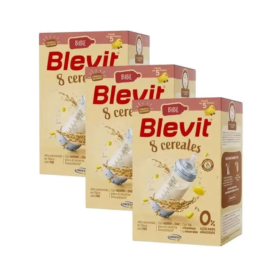 Blevit Дитяча пляшечка 8 злаків, 3Х500 гр: ціни та характеристики