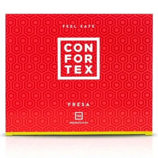 Презервативы Confortex Клубничная коробка 144 шт.