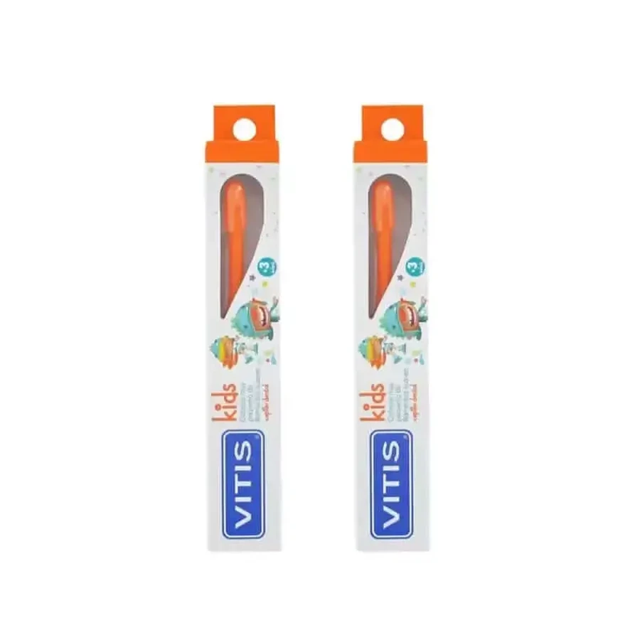 Детская зубная щетка Vitis Kids +3 года, 2 шт.: цены и характеристики