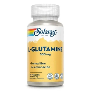Solaray L Glutamine 500 мг, 50 капсул