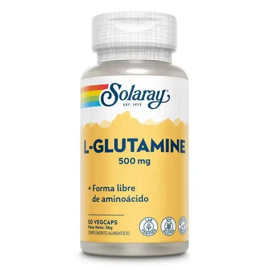 Solaray L Glutamine 500 мг, 50 капсул: ціни та характеристики