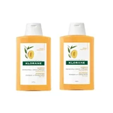 Klorane Mango Nourishing Shampoo, 2X200 Ml