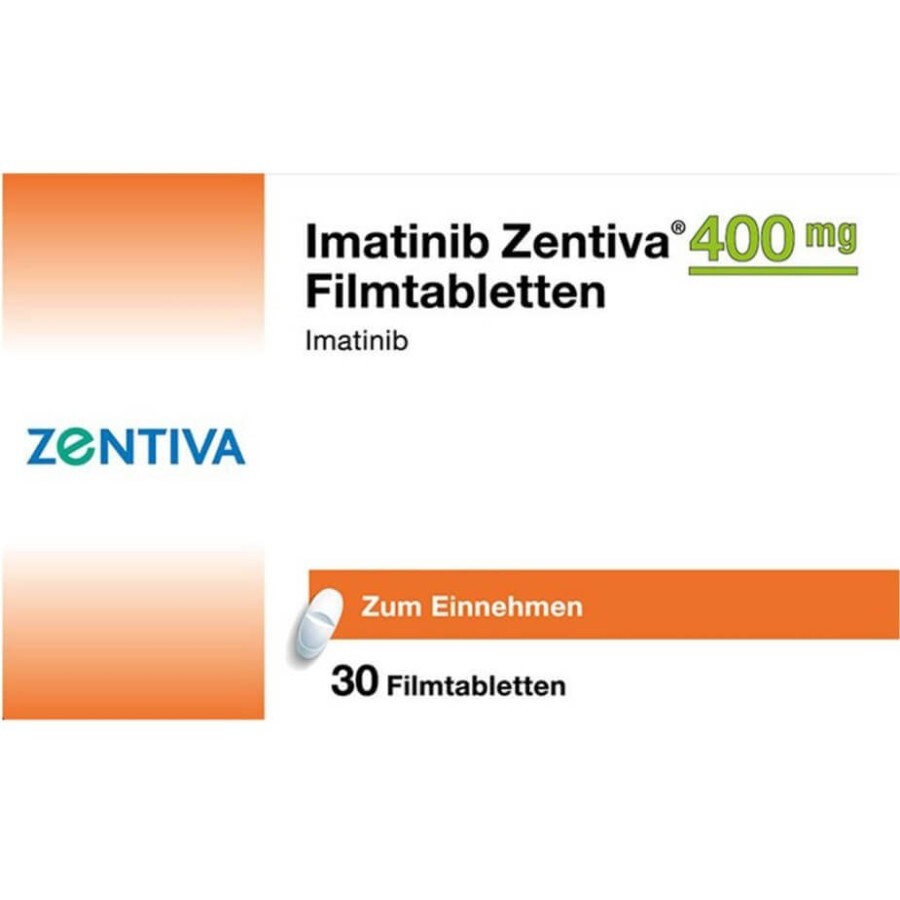 Иматиниб зентива табл. п/плен. оболочкой 400 мг блистер №30: цены и характеристики
