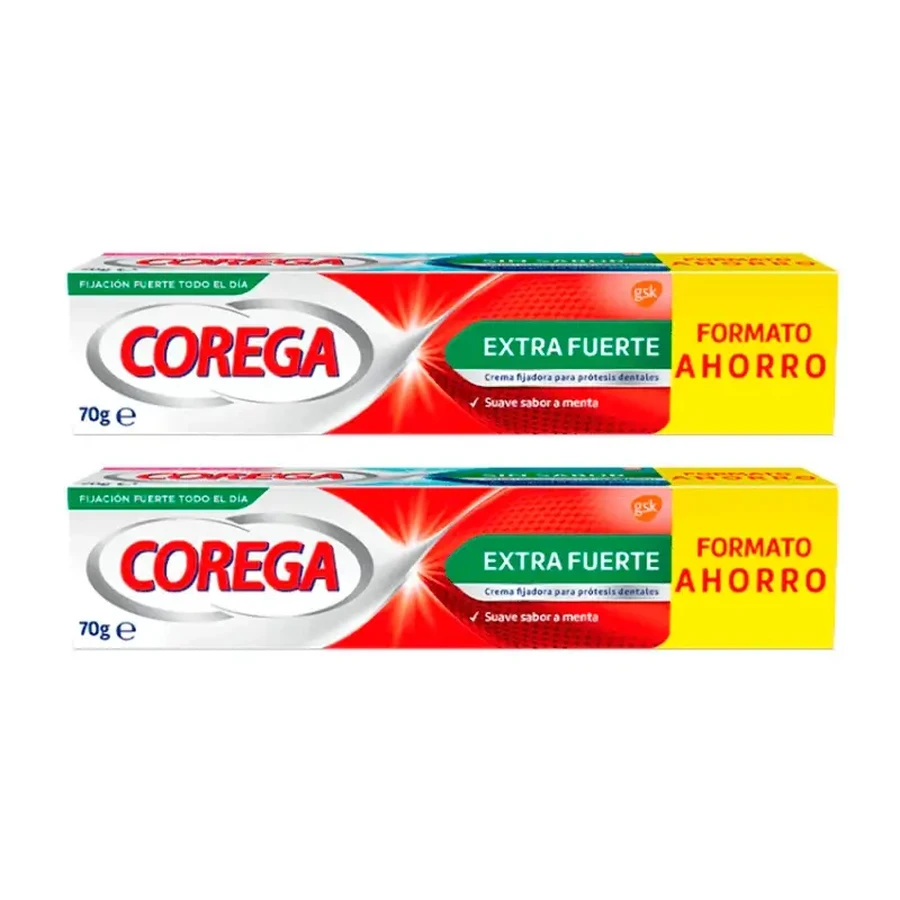 Вершки Corega Duplo Super Cream Extra Strong, 2 x 70 г: ціни та характеристики