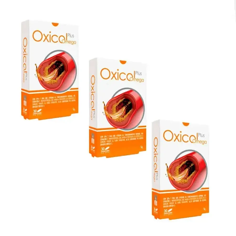 Actafarma Oxicol Plus Omega, упаковка 3x30 капсул: цены и характеристики