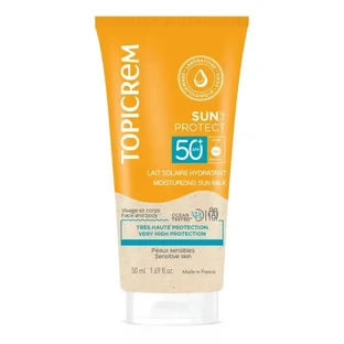 Topicrem Sun Protect Увлажняющее молочко для загара spf50+ 1 тюбик 50 мл