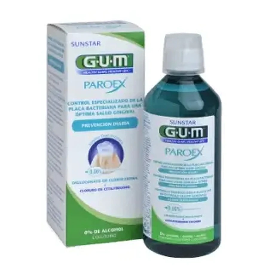Ополіскувач для порожнини рота GUM Paroex Підтримуючий 0,06%, 500 мл: ціни та характеристики