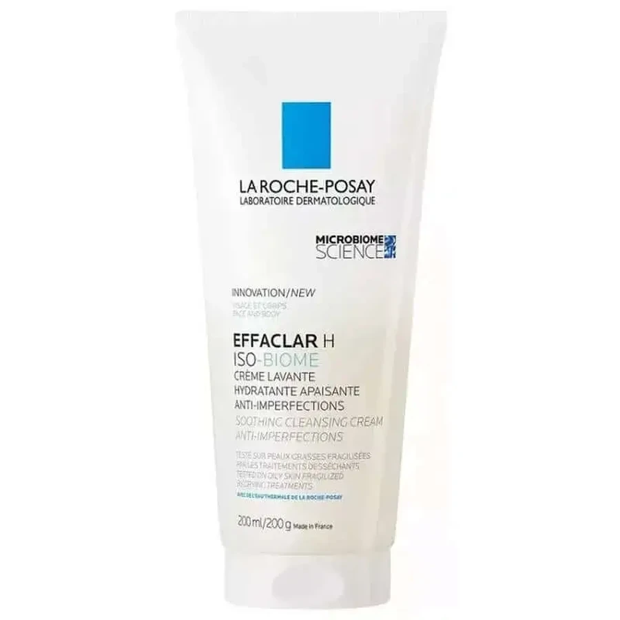 La Roche Posay Effaclar H Iso-Biome Dermo-Sooothing Moisturising Cleansing Cream, 200 мл: цены и характеристики