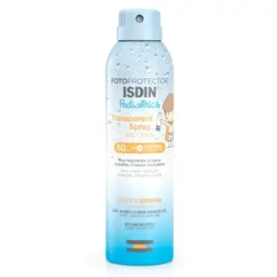 Isdin Фотопротектор педіатрія прозорий спрей WET SKIN SPF50 250мл: ціни та характеристики