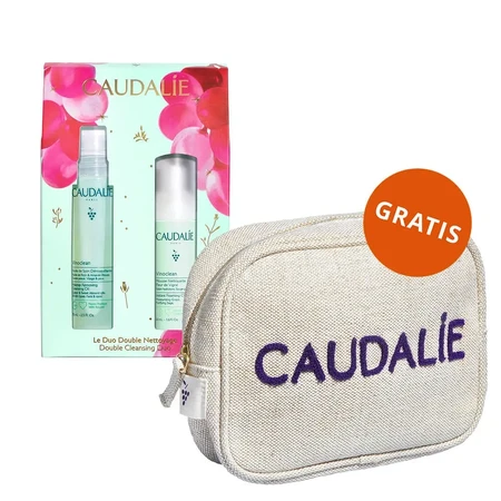 Набор Caudalie Vinoclean, масло для снятия макияжа, 75 мл + пенка для очищения лица, 50 мл + косметичка в подарок: цены и характеристики