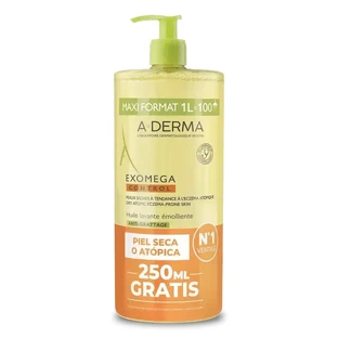 ADERMA EXOMEGA CONTROL ПОМ'ЯКШУВАЛЬНА ОЧИЩУВАЛЬНА ОЛІЯ 1 УПАКОВКА 1 Л