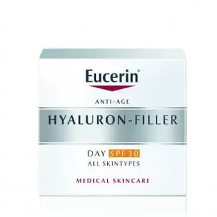 Денний крем проти зморшок Eucerin Hyaluron Filler з потрійним ефектом SPF30, 50 мл