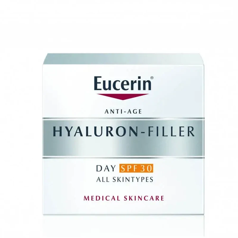 Денний крем проти зморшок Eucerin Hyaluron Filler з потрійним ефектом SPF30, 50 мл: ціни та характеристики