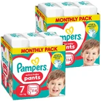 Набор Pampers Pants, подгузники, размер 7, 17 кг+, 2 x 114 шт.: цены и характеристики