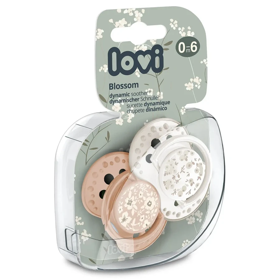 Lovi, пустушка, силіконова, динамічна, Blossom Ivory, 0-6 місяців, 2 шт.: ціни та характеристики