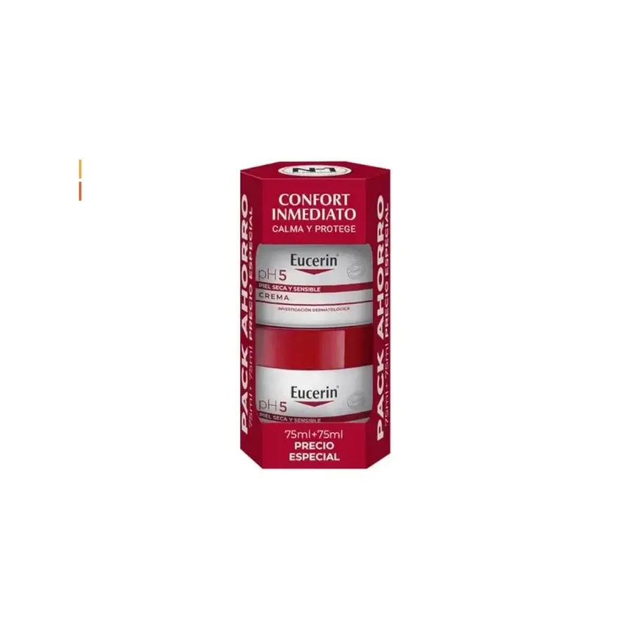 Eucerin DUPLO Баночка для крема 2х75 мл: цены и характеристики