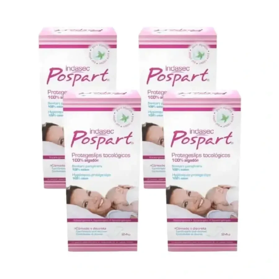 Indasec Pospart Protegeslip, 4 x 24 одиниці: ціни та характеристики