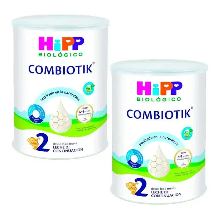 Hipp Combiotik 2, сухе молоко, упаковка 2 х 800 г: ціни та характеристики
