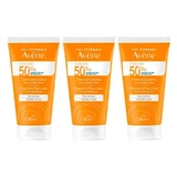 Сонцезахисний крем Avene Spf 50+ без віддушок, 3 x 50 мл