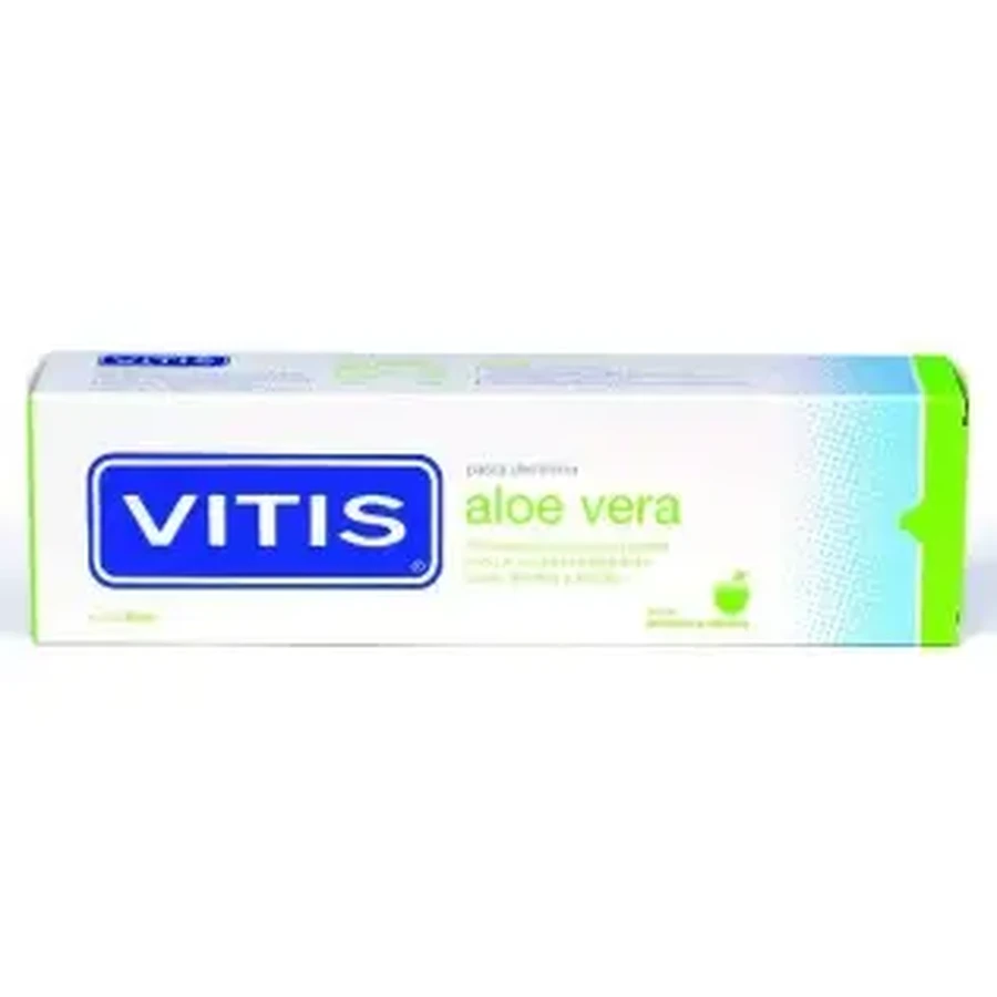 Vitis Aloe Vera Зубная паста со вкусом яблока и мяты, 125 мл: цены и характеристики