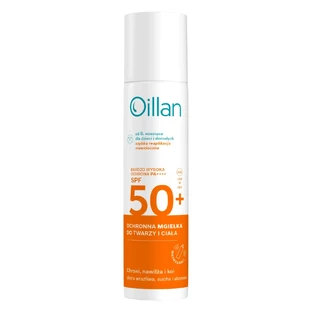 Oillan Sun, захисний спрей для обличчя та тіла, від 6 місяців, SPF 50+, 75 мл