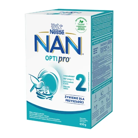 Nestle NAN Optipro 2, дополнительное молоко для детей старше 6 месяцев, 2 x 650 г.: цены и характеристики