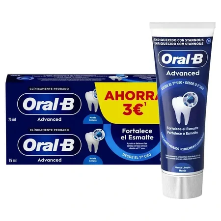 Зубная паста Oral B DUPLO Advanced Enamel Strengthening Toothpaste 2x75 мл: цены и характеристики