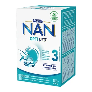 Набор Nestle NAN Optipro 3, Junior модифицированное молоко для детей старше 1 года, 2 х 650 г