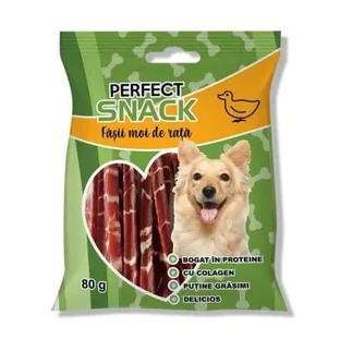 М'які качині палички для собак, 80 г, Perfect Snack