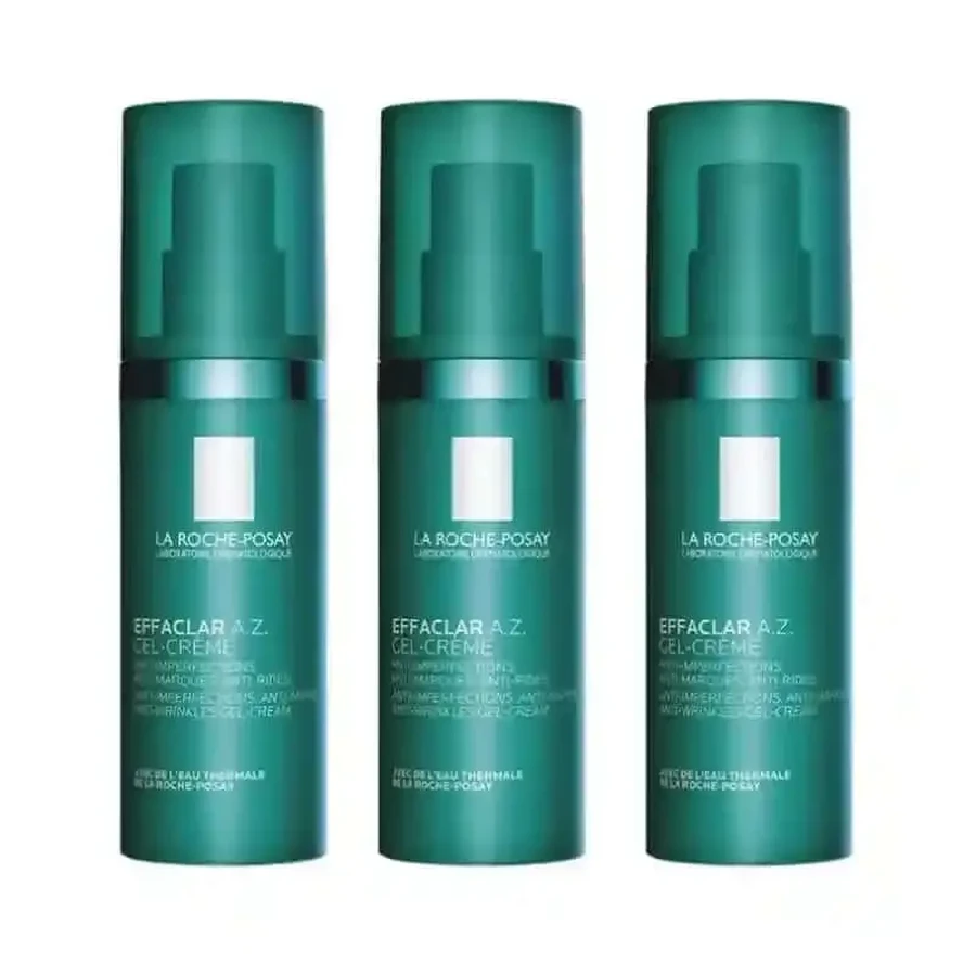 La Roche Posay Effaclar A.Z. Гель-крем, 3х40 мл: ціни та характеристики