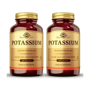 Solgar Potassium, упаковка 2 x 100 таблеток