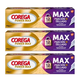 Ущільнюючий крем Corega Triplo Maximo, 3 x 40 гр