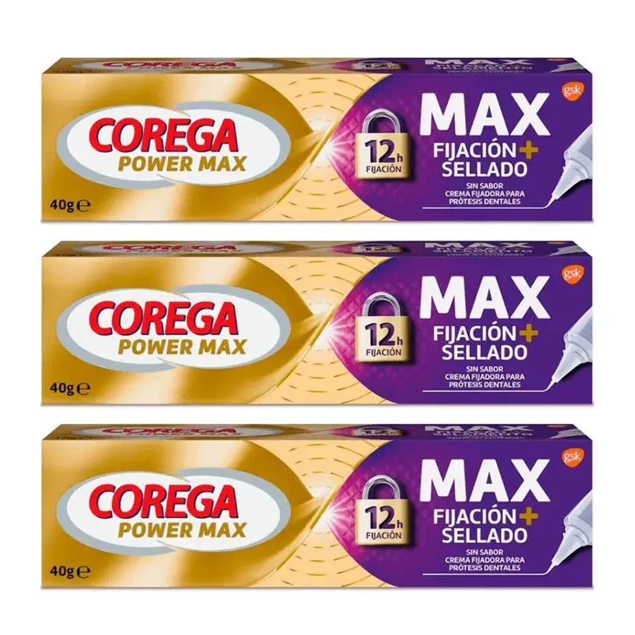 Ущільнюючий крем Corega Triplo Maximo, 3 x 40 гр: ціни та характеристики