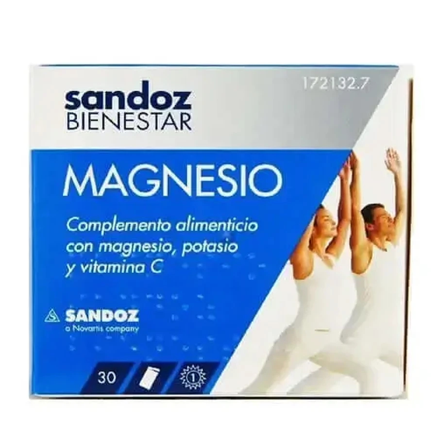 Sandoz Bienestar Magnesium 30 пакетиков: цены и характеристики