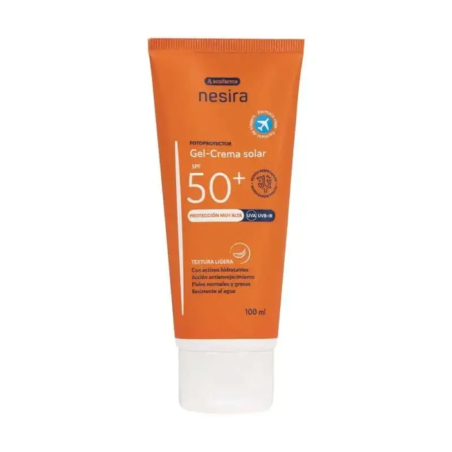 Гель-крем для засмаги Nesira Spf 50+, 100 мл: ціни та характеристики