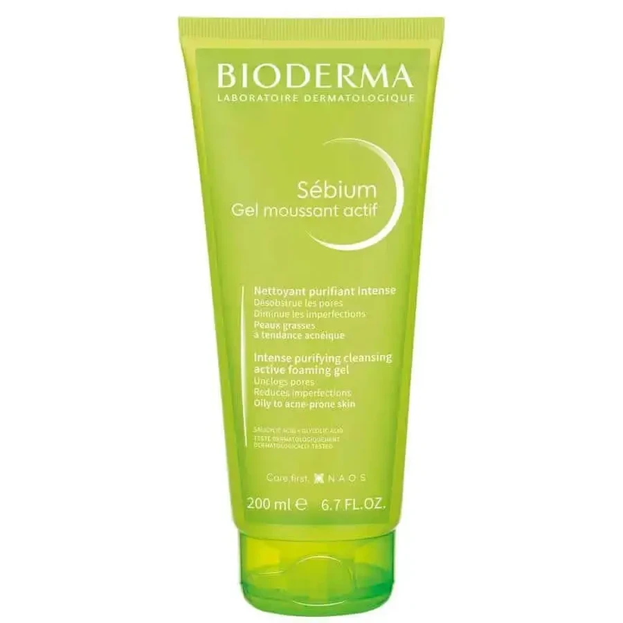 Bioderma Sebium Moussant Actif 200 мл: цены и характеристики