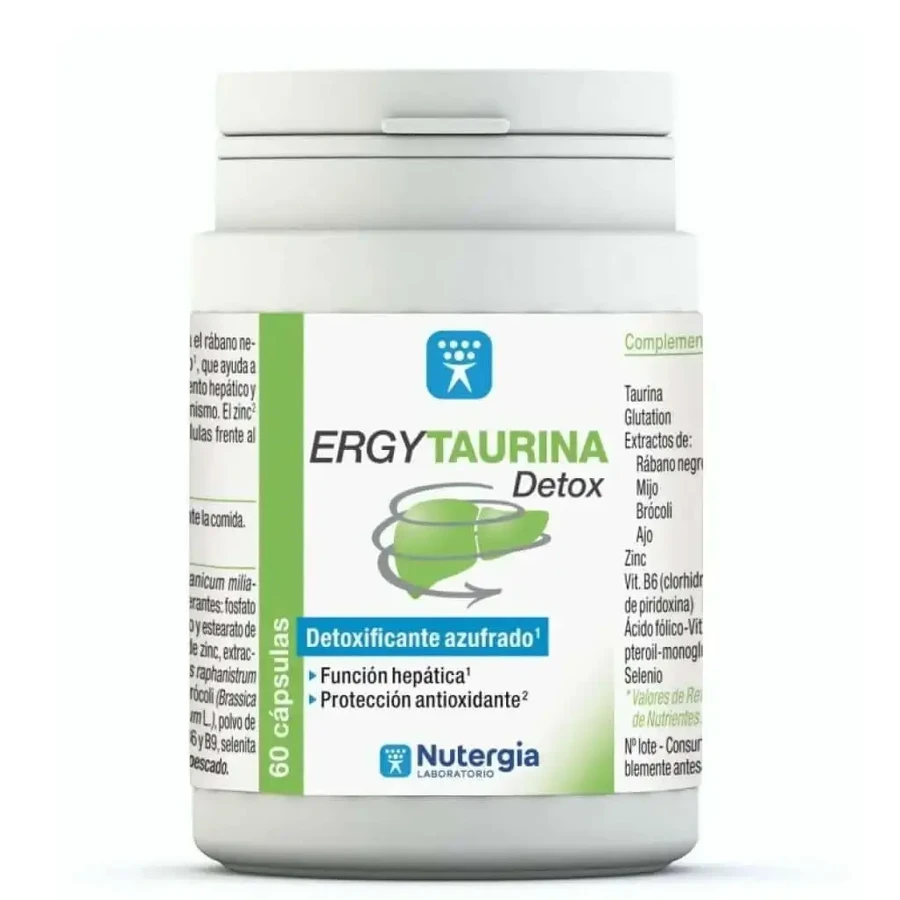 Nutergia Ergytaurin Hepatic Detox 60 капсул: ціни та характеристики
