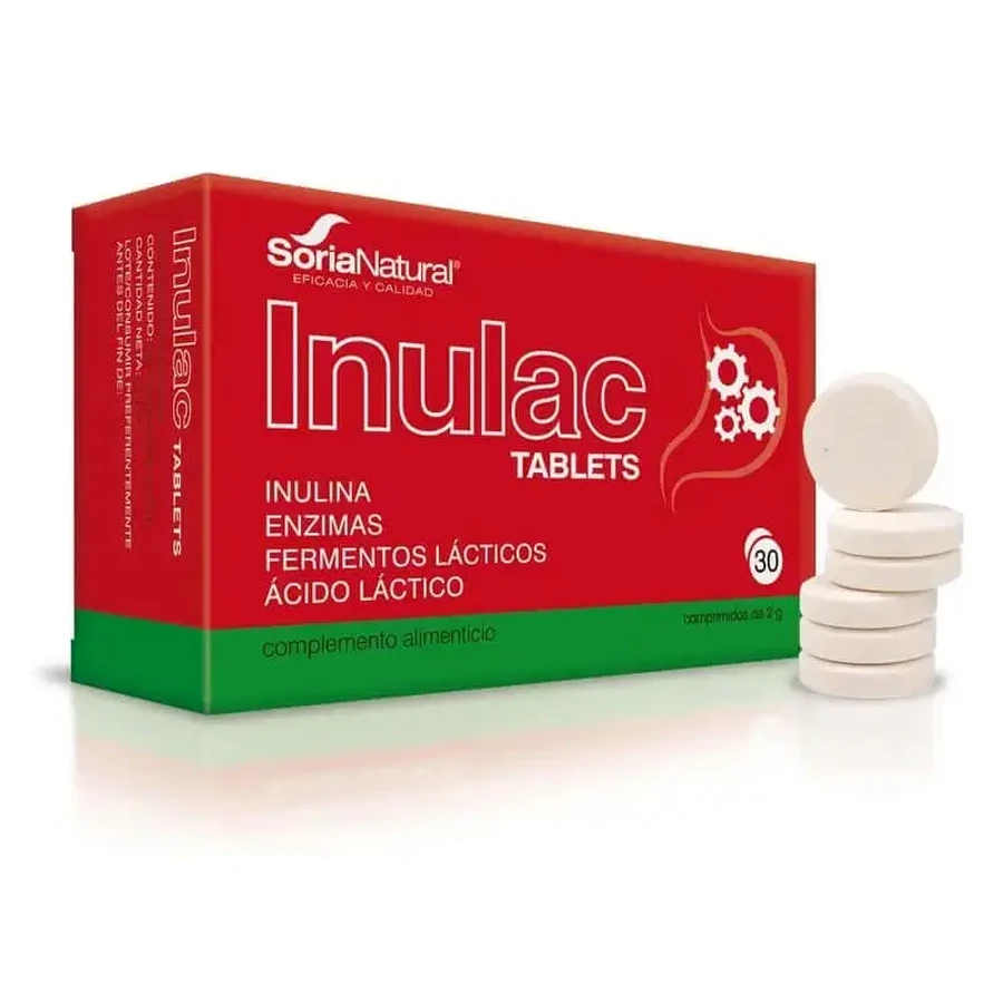 Soria Natural Inulac Tablets, 30 таблеток: цены и характеристики