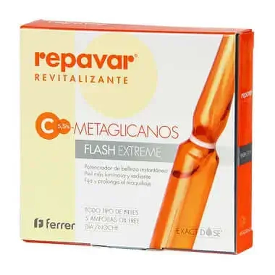 Repavar Revitlizante Metaglicanos Efecto Flash Extrem, 5u: цены и характеристики